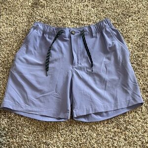 Chubbies Purple Athletic Shorts with Elastic Waistband